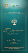 read 27th Recognition Ceremony